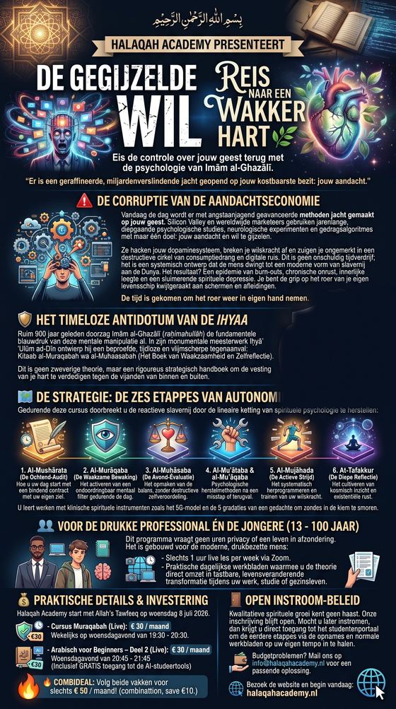 Flyer De Gegijzelde Wil — versie 1