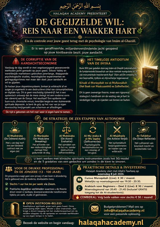 Flyer De Gegijzelde Wil — versie 2